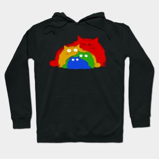 Rainbow Cats Hoodie